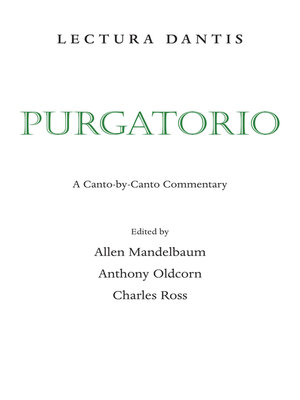 cover image of Lectura Dantis, Purgatorio
